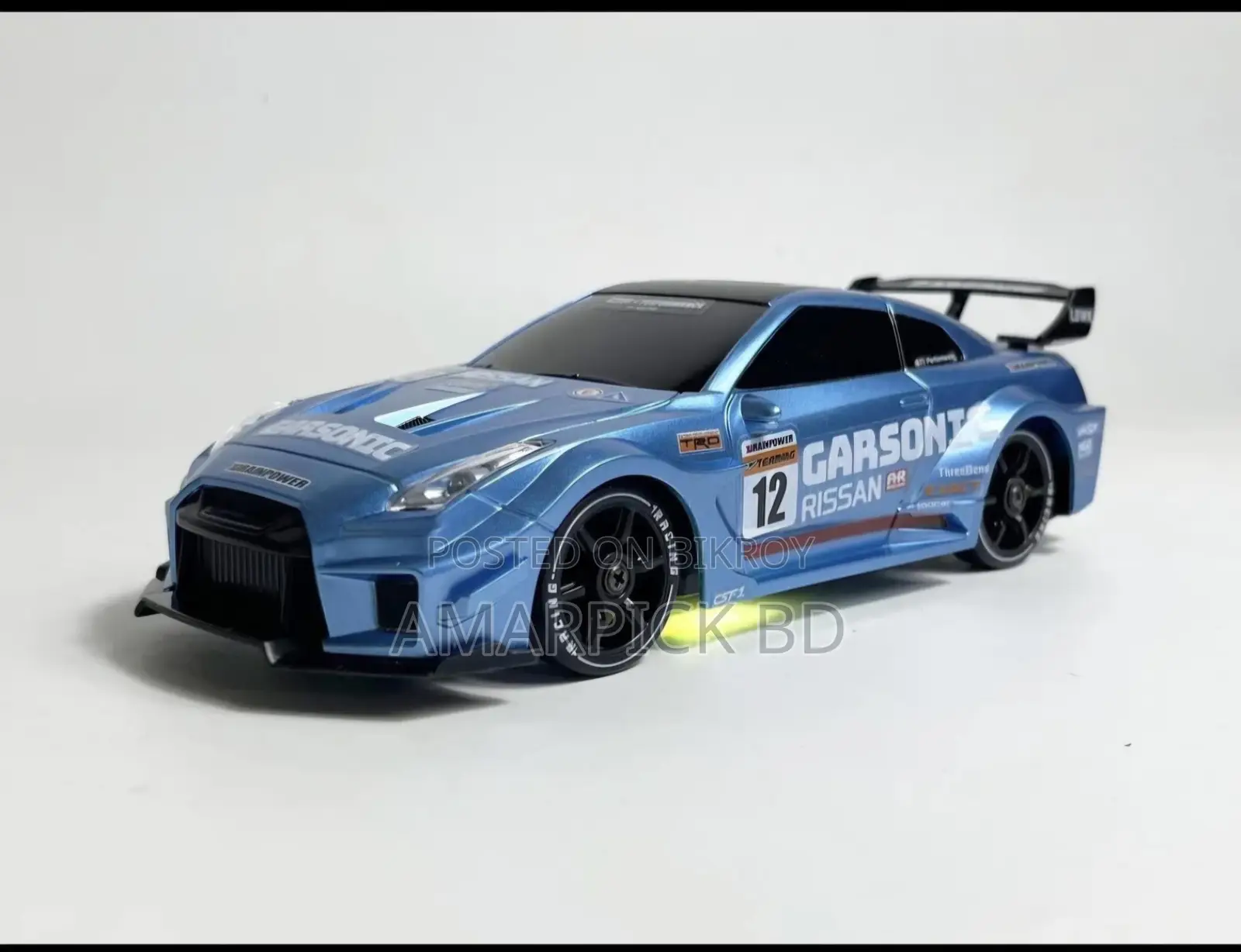 Buy 1:24 Nissan Gtr R35 Rc Drift Car Metallic Blue Edition