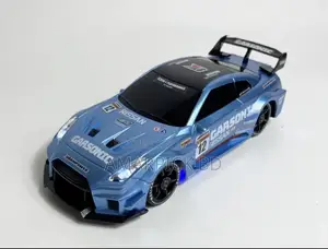 Buy 1:24 Nissan Gtr R35 Rc Drift Car Metallic Blue Edition