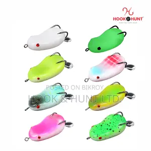 01 Pcs Frog Spinner Lure 8Gram | Glow Soft Bait Hook & Hunt