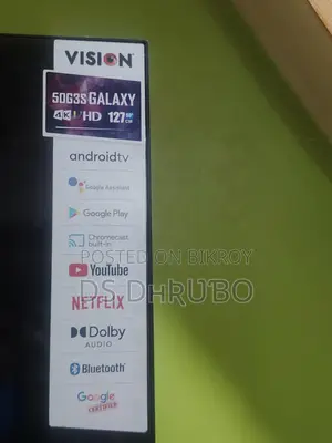 Vision 50" LED TV Google Android 4K a3S Galaxy (Fixed price)