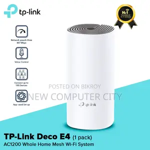 TP-Link Deco E4 (Single pack) Whole Home Mesh Wi-Fi System Dual-band