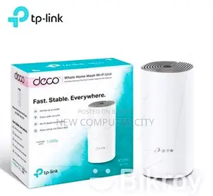 TP-Link Deco E4 (সিঙ্গেল প্যাক) হোল হোম মেশ ওয়াই-ফাই সিস্টেম ডুয়াল-ব্যান্ড
