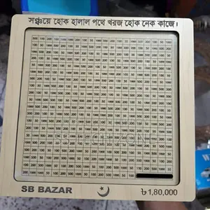 Wooden Savings Bank For Umrah