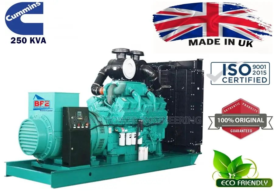 Cummins 250kVA Generator - Stamford Alternator