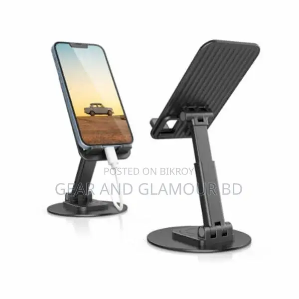 360° Metal Mobile Stand & Tablet Holder - Relieve Neck and Hand Pain!