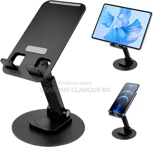360° Metal Mobile Stand & Tablet Holder - Relieve Neck and Hand Pain!