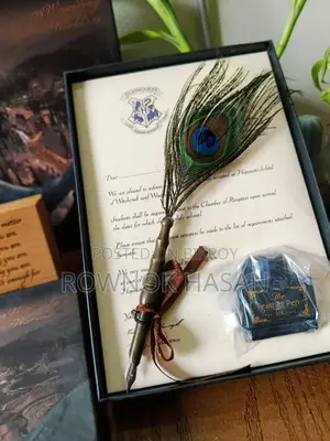 Peacock Feather Ink Pen