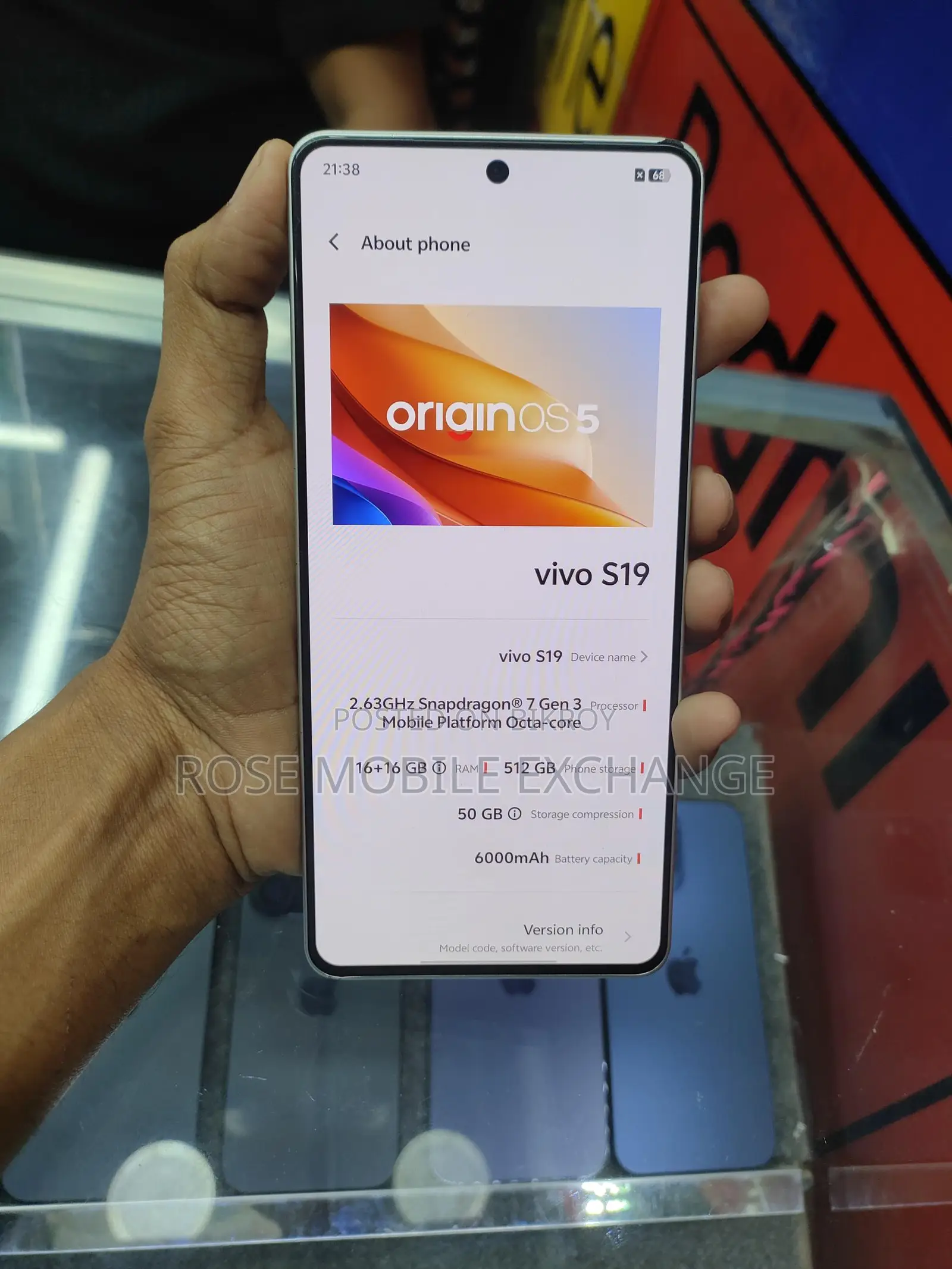 Vivo S19 12/512gb (Used)