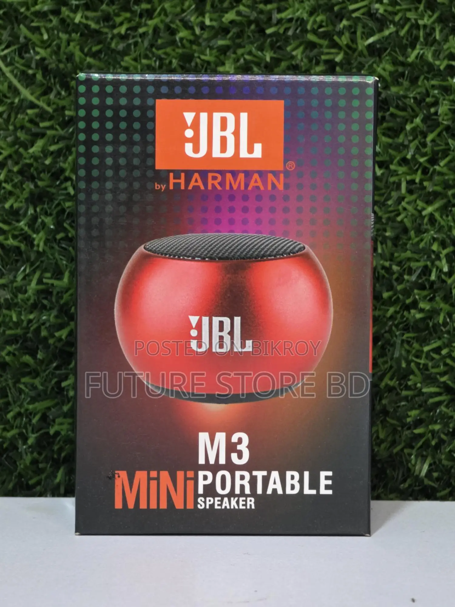 3-in-1 Combo Pack: 1. P9 Headphone, 2. JBL M-3 Bluetooth Speaker, 3. AirPods
