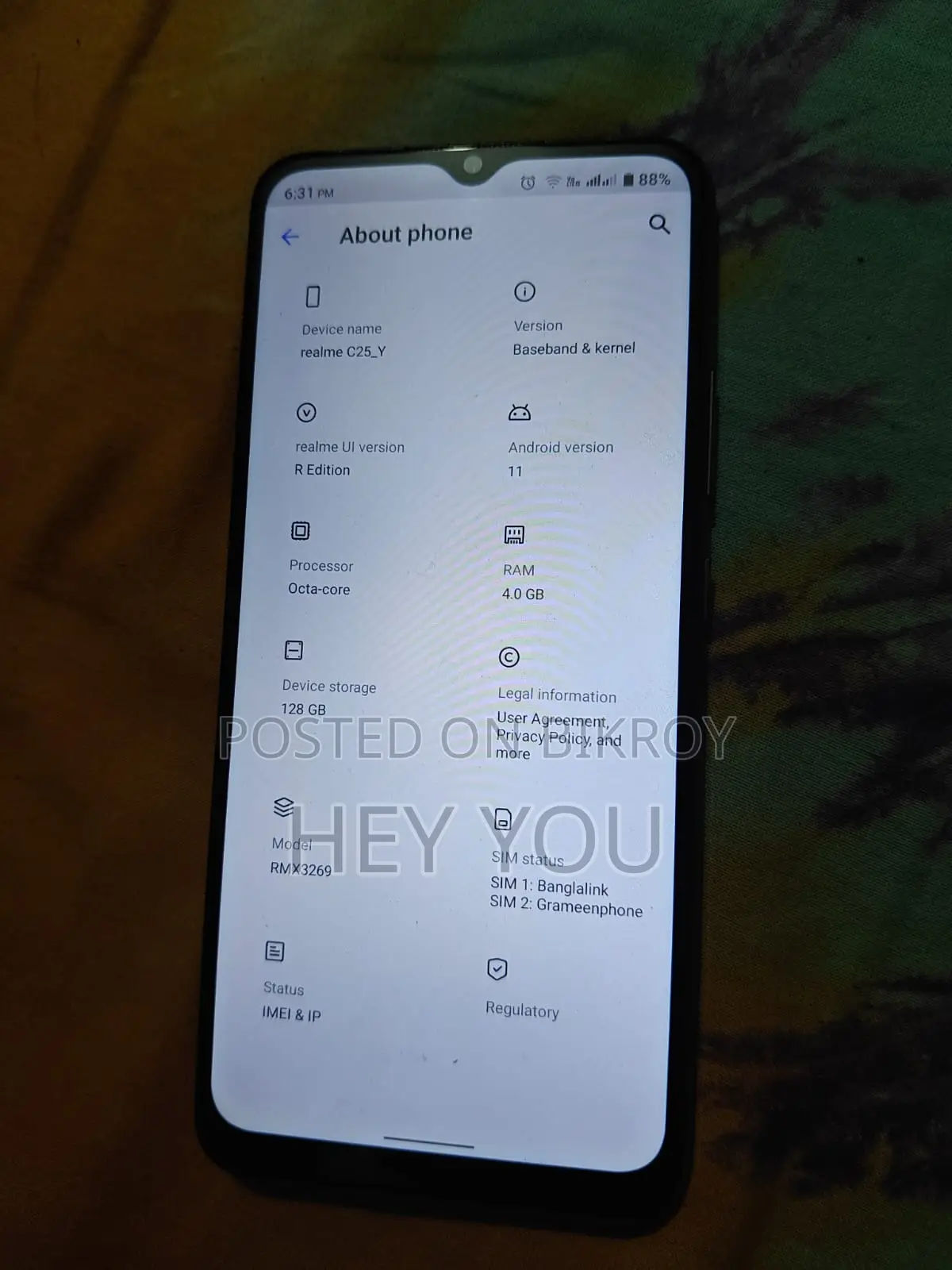 Realme C25Y 4/128 (Used)