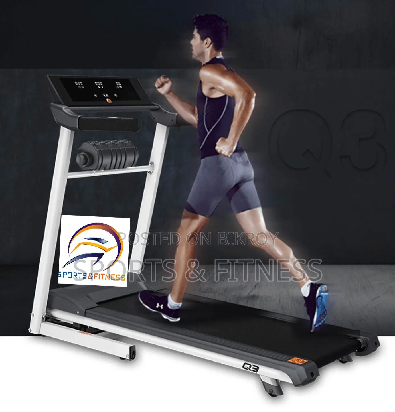 Q-3 Multi-Function Foldable Motorized Treadmill