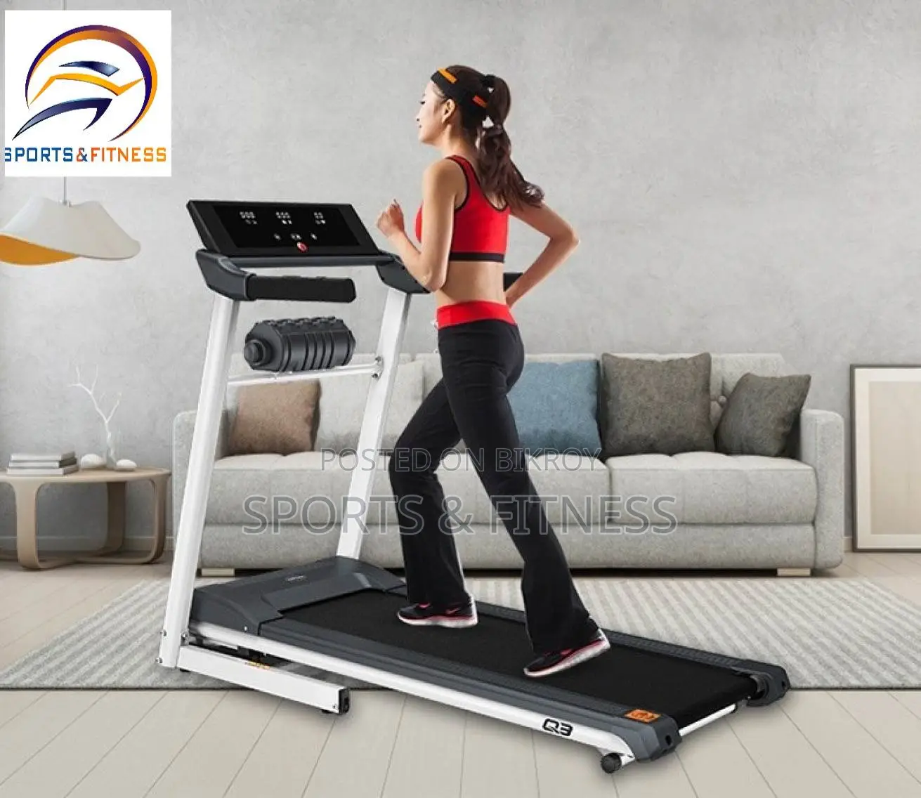Q-3 Multi-Function Foldable Motorized Treadmill