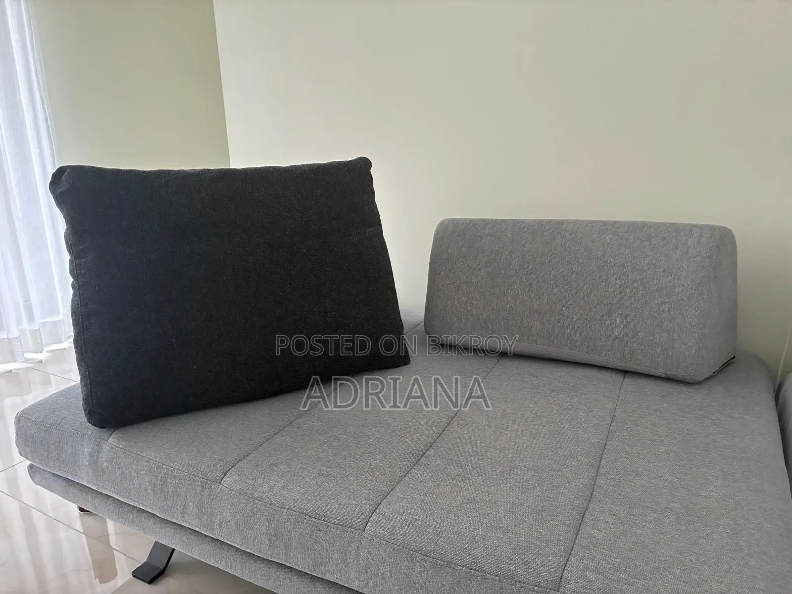 Set of 2 Modular Coaches with Arm Holders, Backrest & Pillows