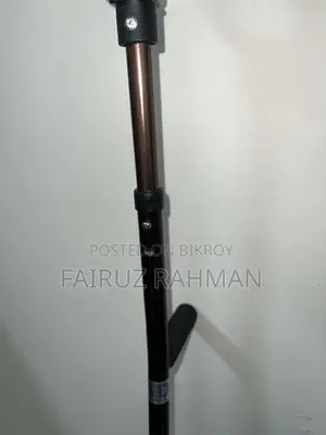 Elbow Crutch Stick Adjustable (Black) - New