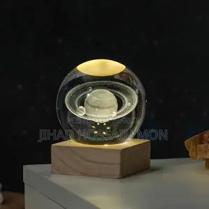 3D Inner Carved Crystal Ball Night Light