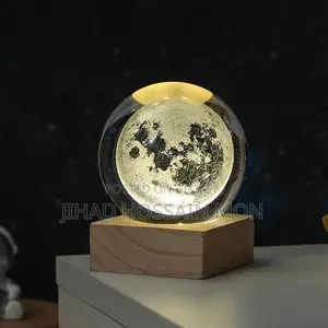 3D Inner Carved Crystal Ball Night Light