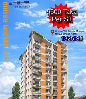 A well-built luxury home in Mirpur - Book your flat now