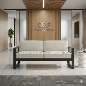 Two Seater Iron Sofa - 02