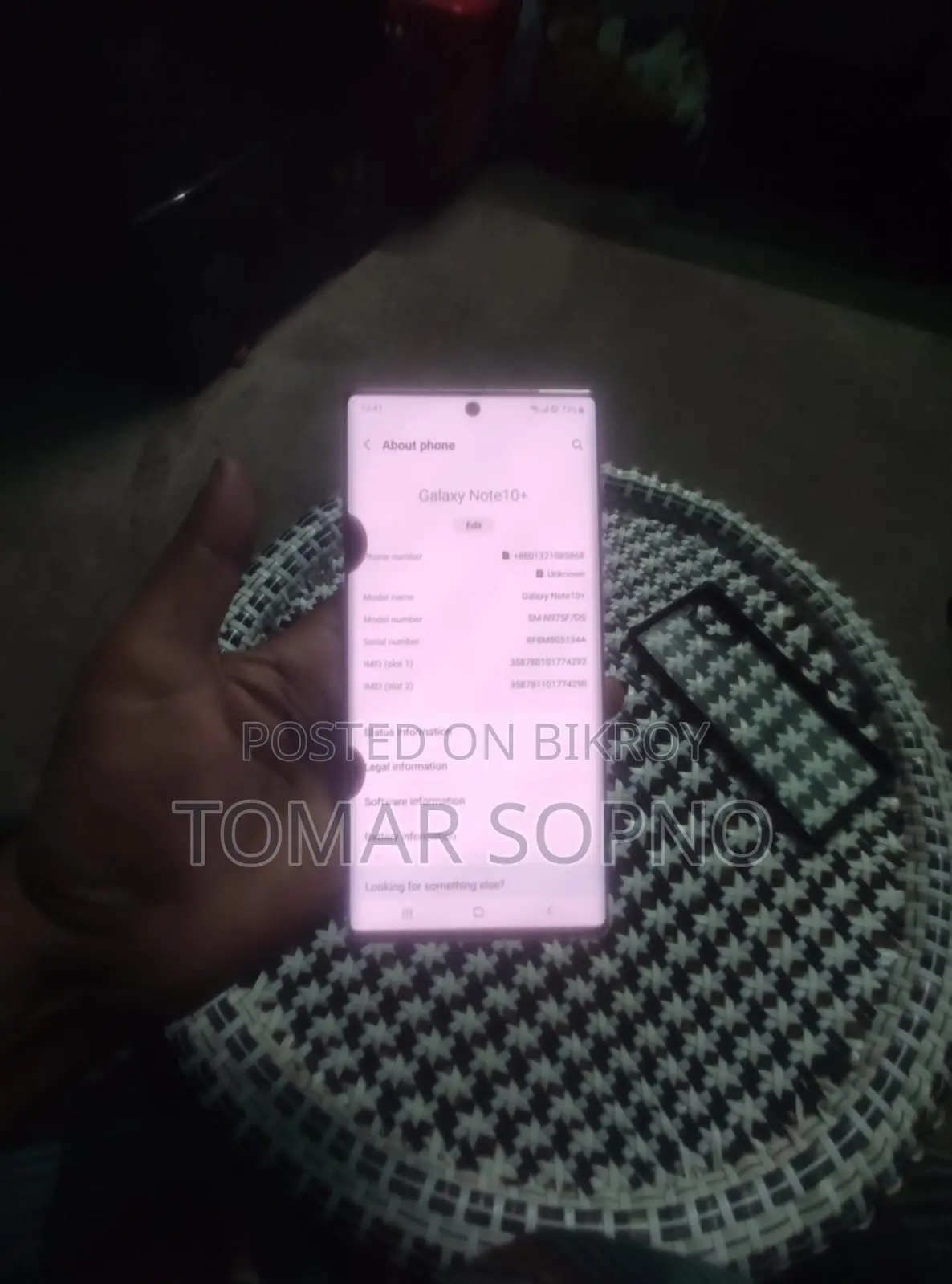 Samsung Note 10+ . (Used)