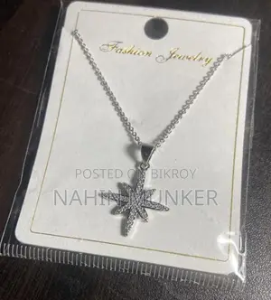 Crystal North Star Pendant Necklace with Free Home Delivery