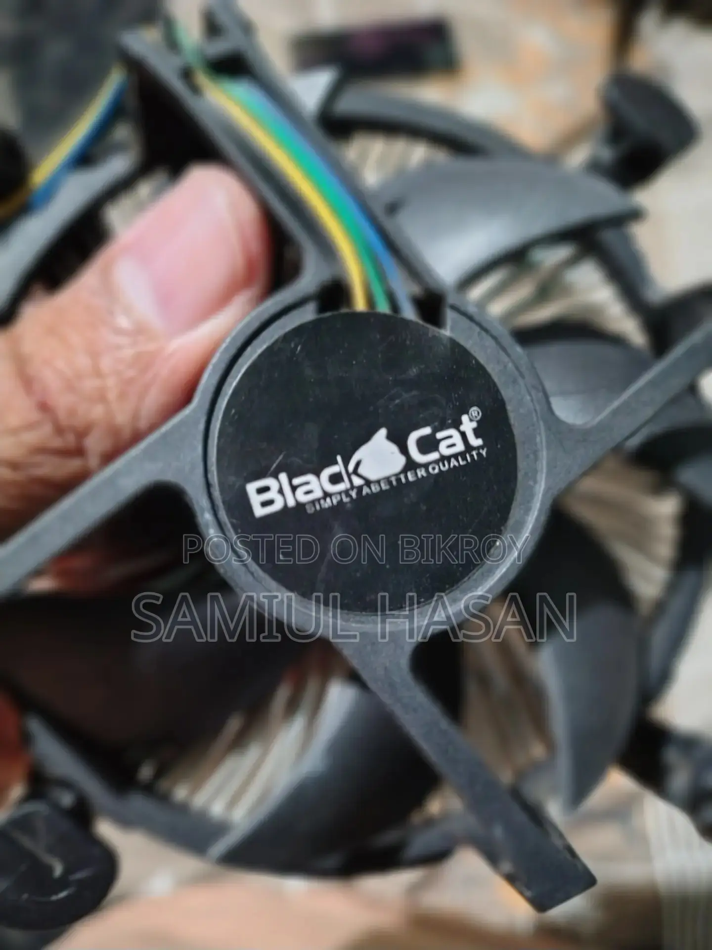 Cpu coolar fan with hit sink