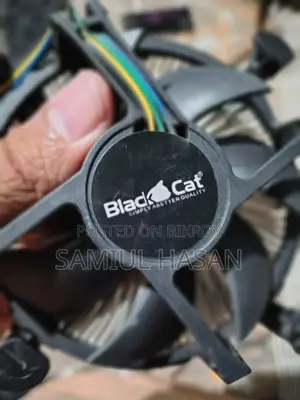 Cpu coolar fan with hit sink