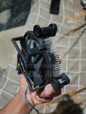 Cpu coolar fan with hit sink