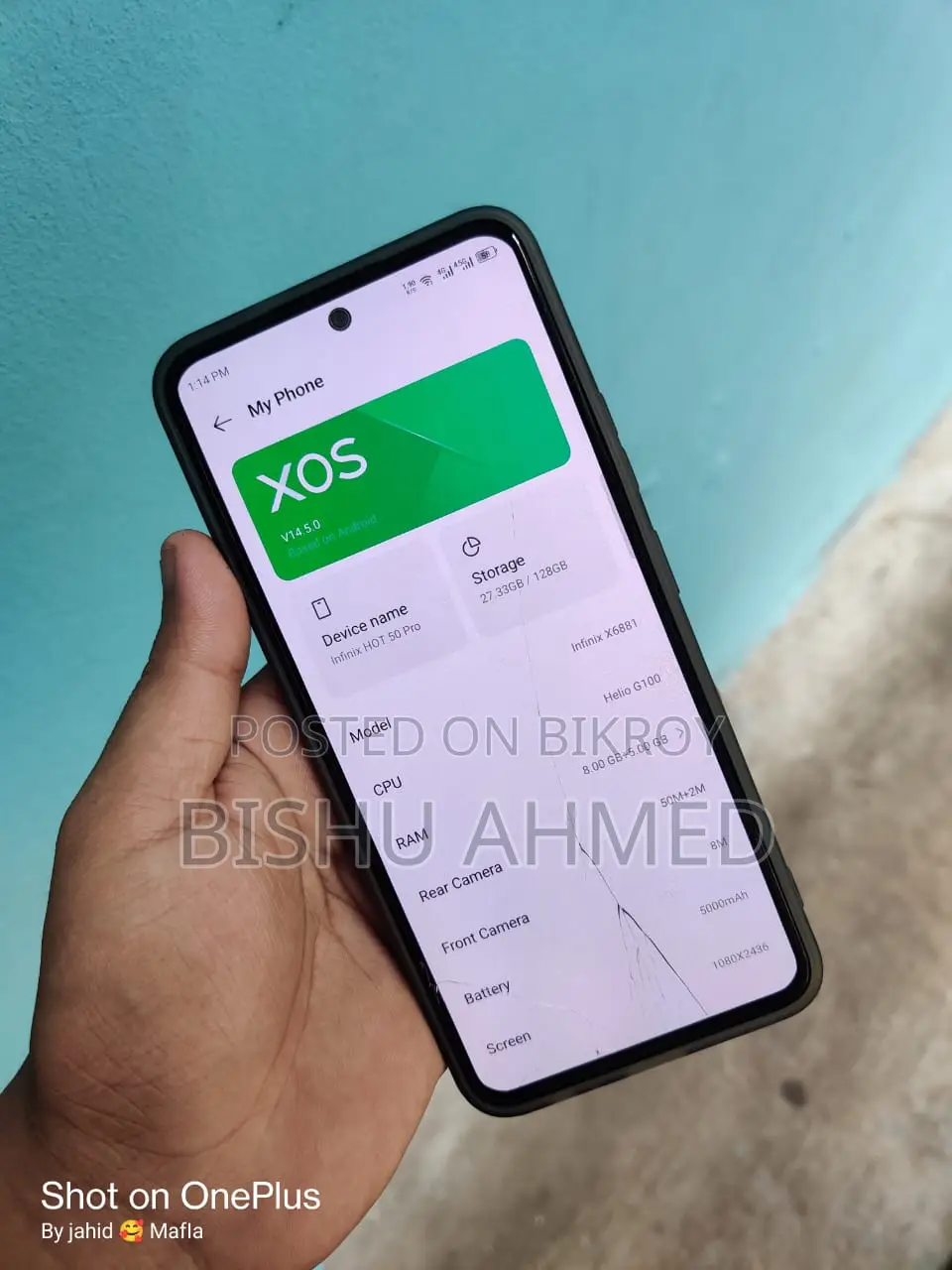 Infinix Hot 50 Pro . (Used)