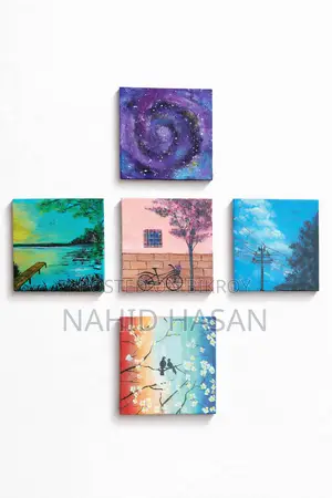 হ্যান্ডমেড ক্যানভাস পেইন্টিং বিক্রির জন্য