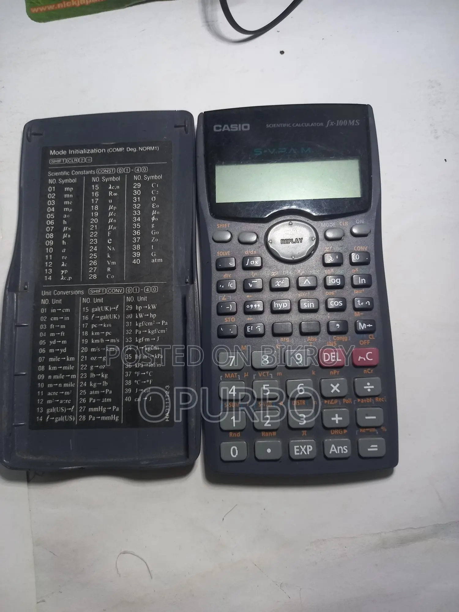 Casio Fx 100ms calculator