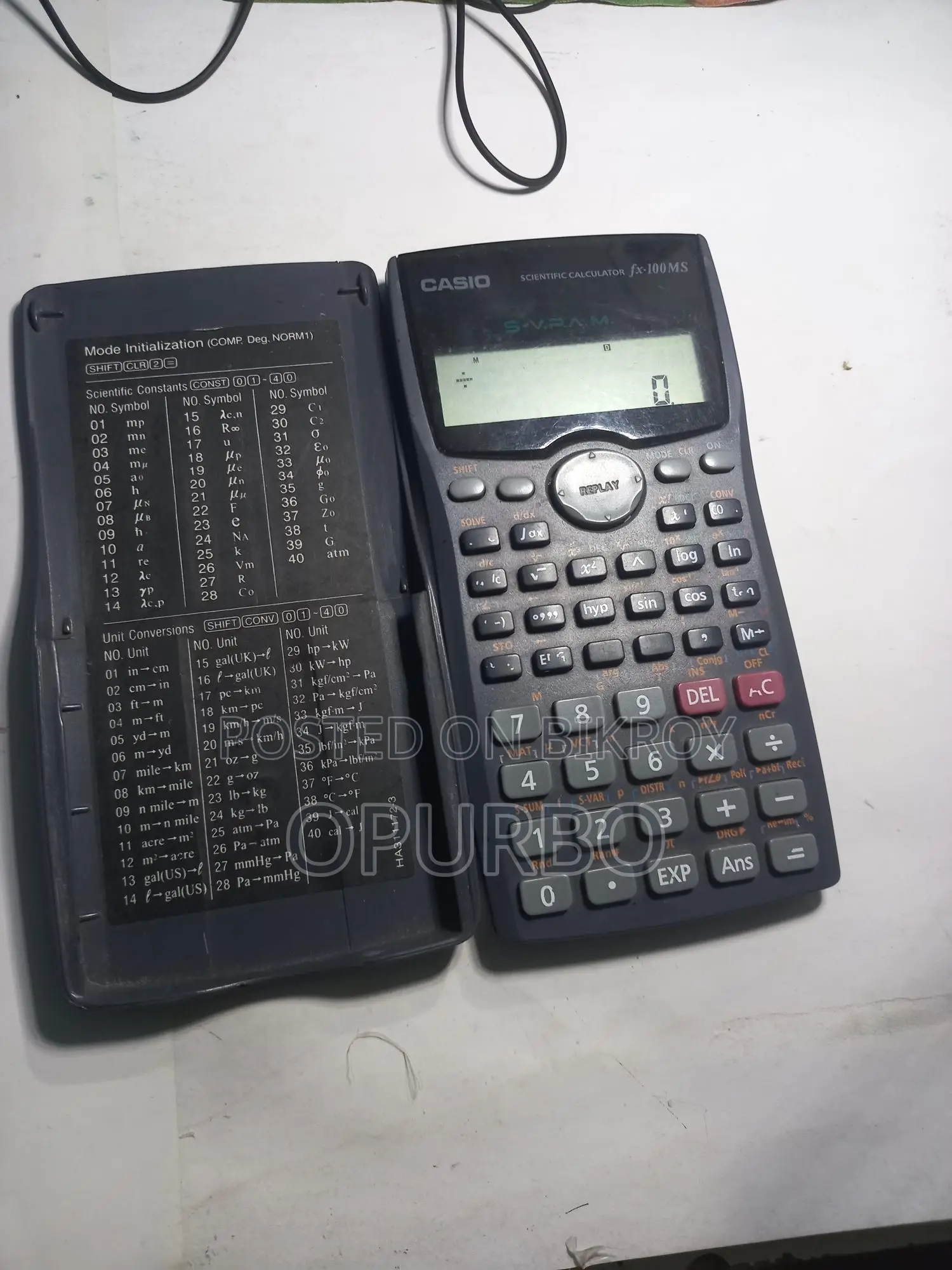 Casio Fx 100ms calculator