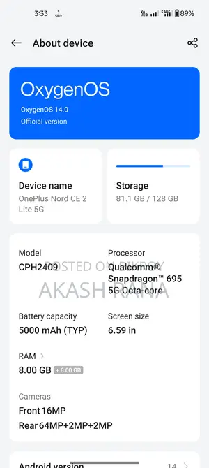 OnePlus Nord CE 2 Lite (Used)