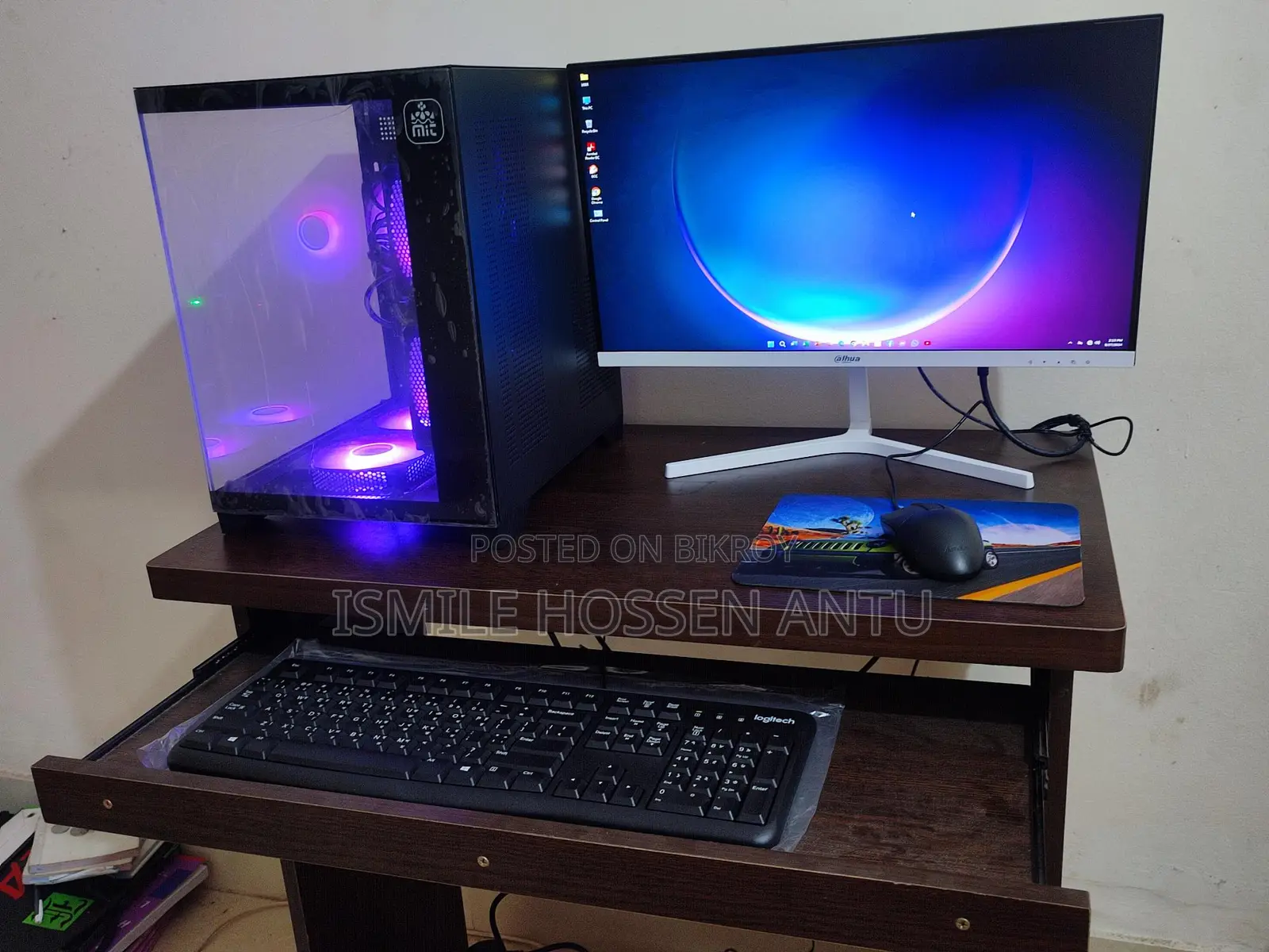 Intel i5 12th gen,Ram16gb,SSD,512GB,Monitor Dahua 21.5"