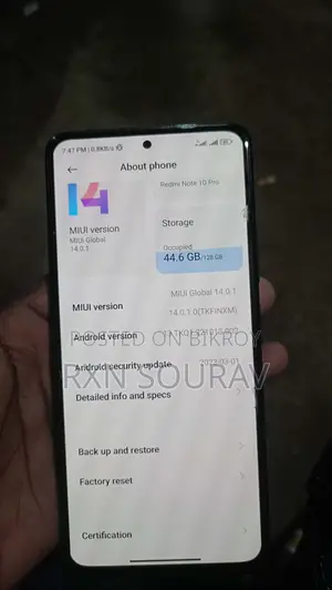 Xiaomi Redmi Note 10 Pro 128 GB Black