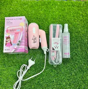 Mini Hair Dryer and Straightener Combo