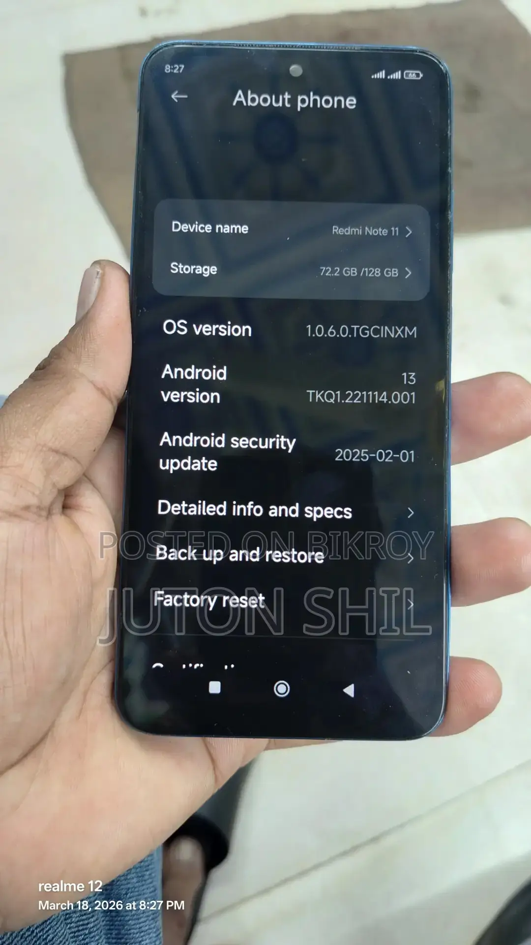 Xiaomi Redmi Note 11 (Used)