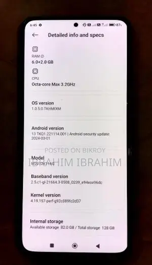 Xiaomi Poco F3 (Used)