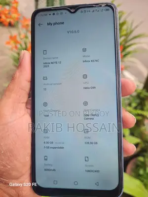 Infinix Note 12 8/128/fresh phone (Used)