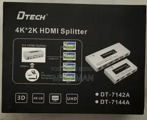 For Sale: Brand New Dtech 4k Hdmi Splitter (2 Pcs)