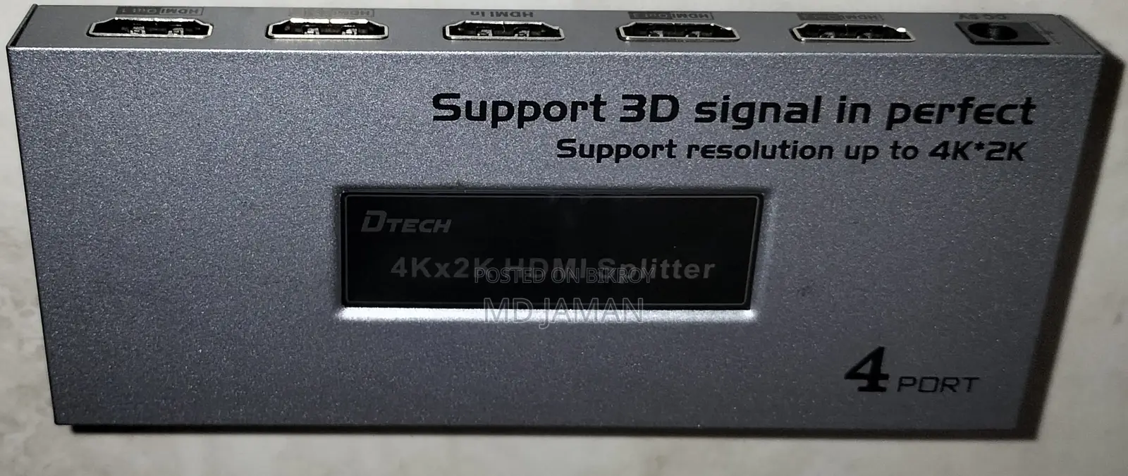 বিক্রয়ের জন্য: ব্র্যান্ড নিউ Dtech 4k Hdmi স্প্লিটার (২ পিস)