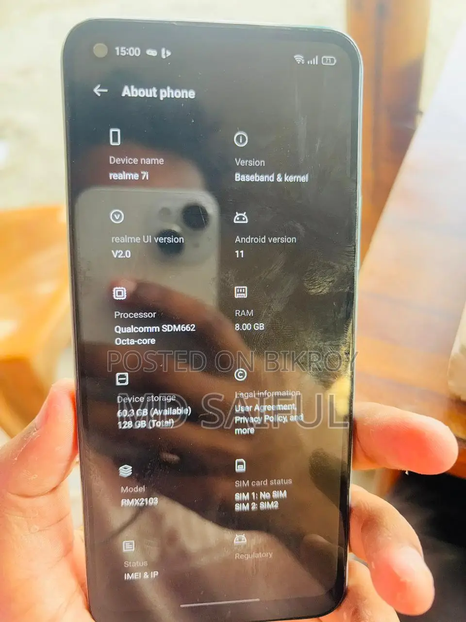 Realme 7i . (Used)