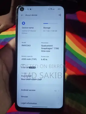 Realme Gt Master Edition . (Used)