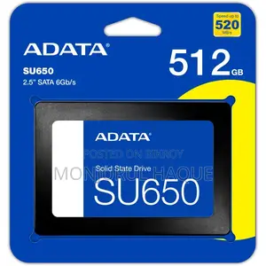 Adata SU650 512gb 2.5 Inch Sataiii SSD #asu650ss-512gt-r