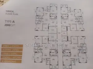 Land Share 2000 sq ft Flat for Sale at a Very Affordable Price.