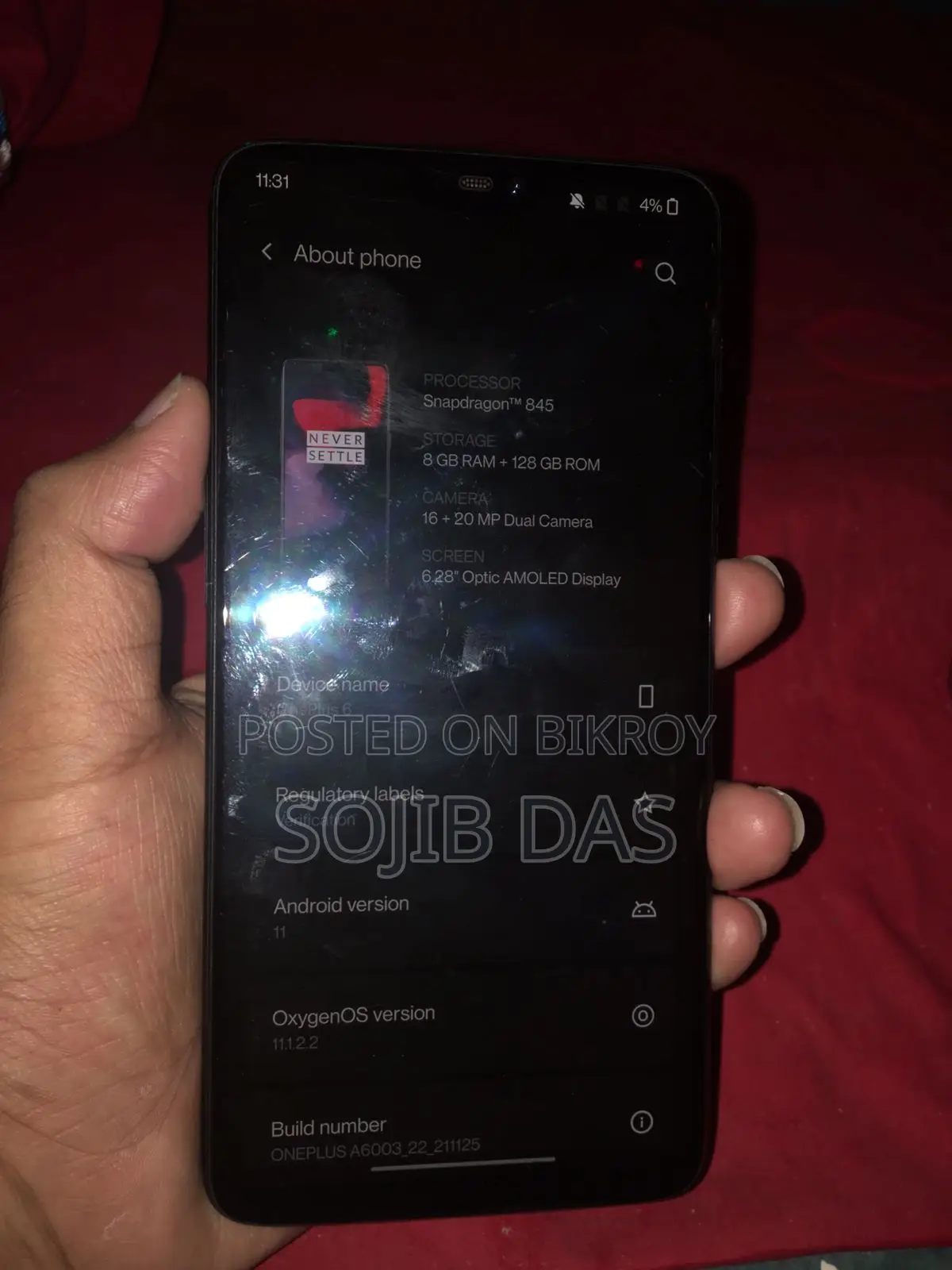 OnePlus 6 (Used)