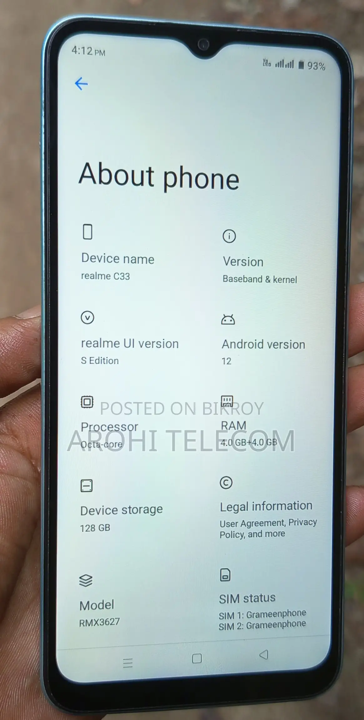 Realme C33 (Used)