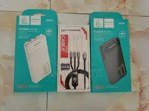 10000mAh Power Bank + 100Watt 3-in-1 Cable