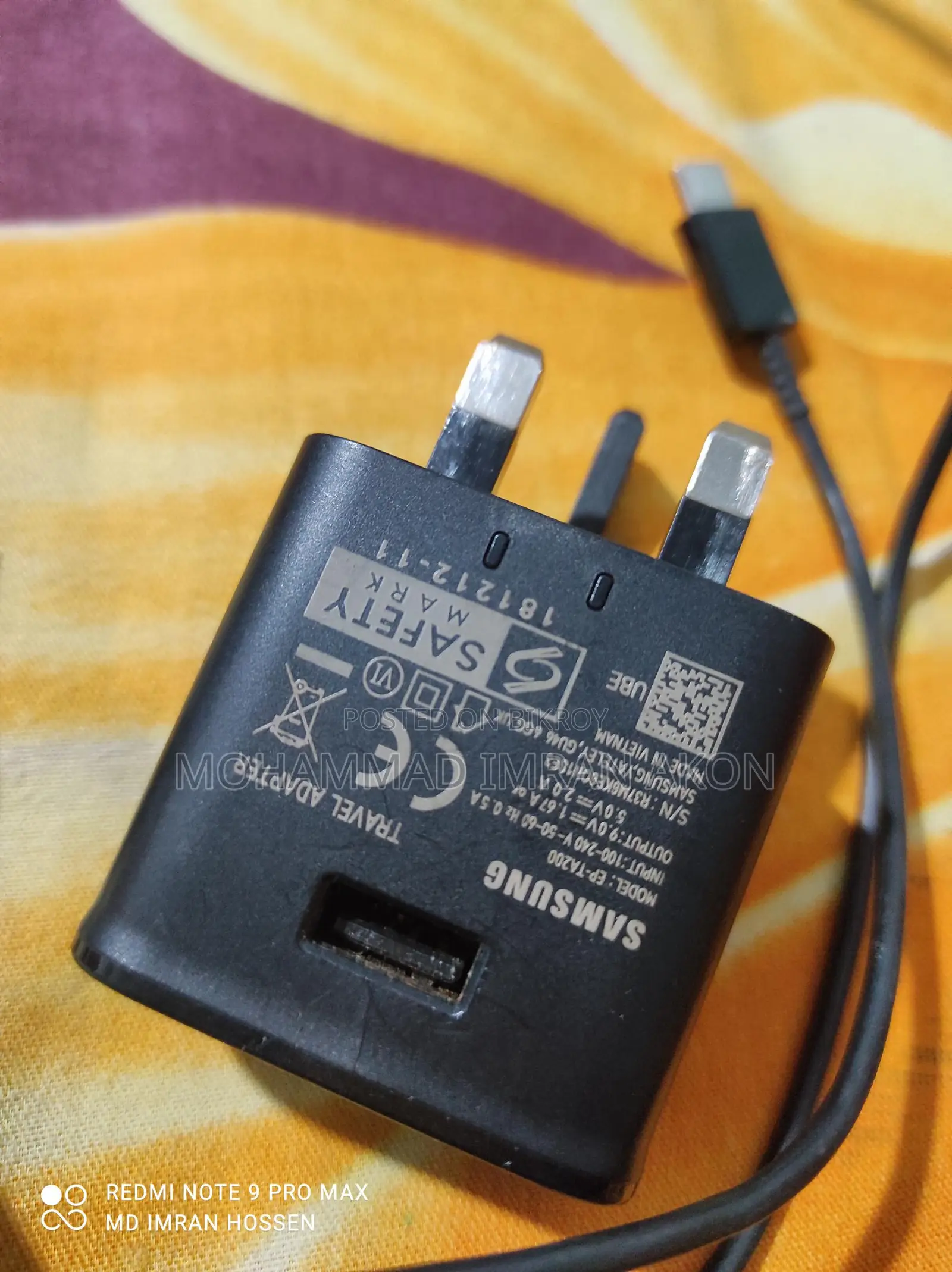 SAMSUNG S22 ORIGINAL VIETNAM CHARGER