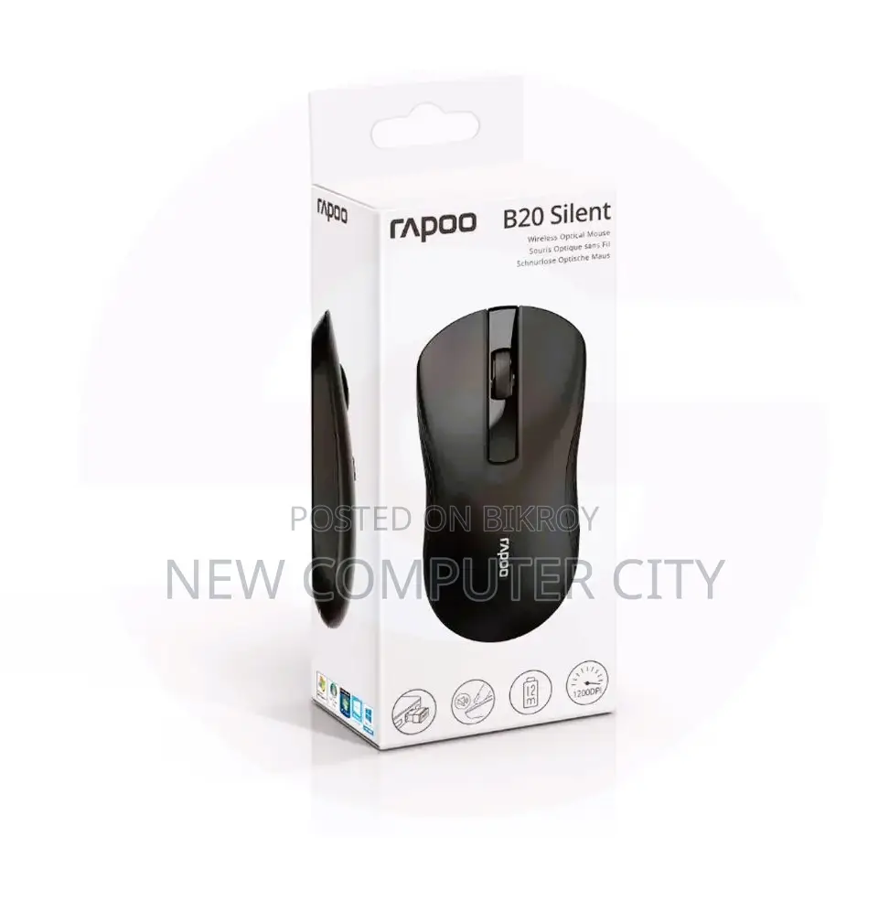 Rapoo B20 Silent Wireless Optical Mouse