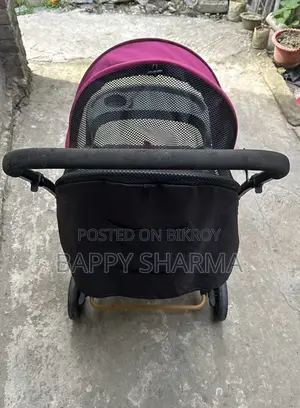 Baby Stroller C3 Best Premium Quality Prams Trolly- Magenta